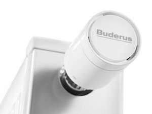 Buderus Logatrend VC profil mit Thermostatkopf Detail