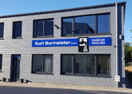 Das Firmengebäude von Kurt Burmeister in Kronshagen